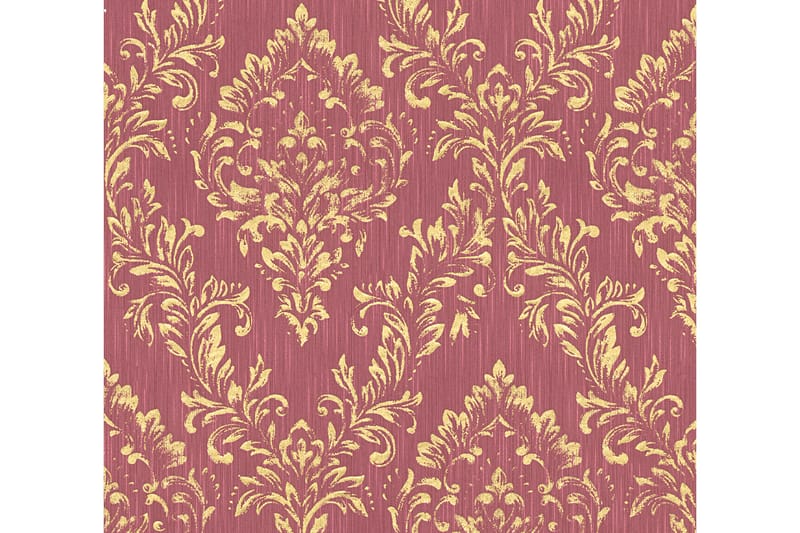 Barock Tapet Metallic Silk Uvevd Gull - AS Creation - Innredning - Veggdekorasjon - Tapeter - Mønstret tapet