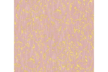 Barock Tapet Metallic Silk Uvevd Rosa