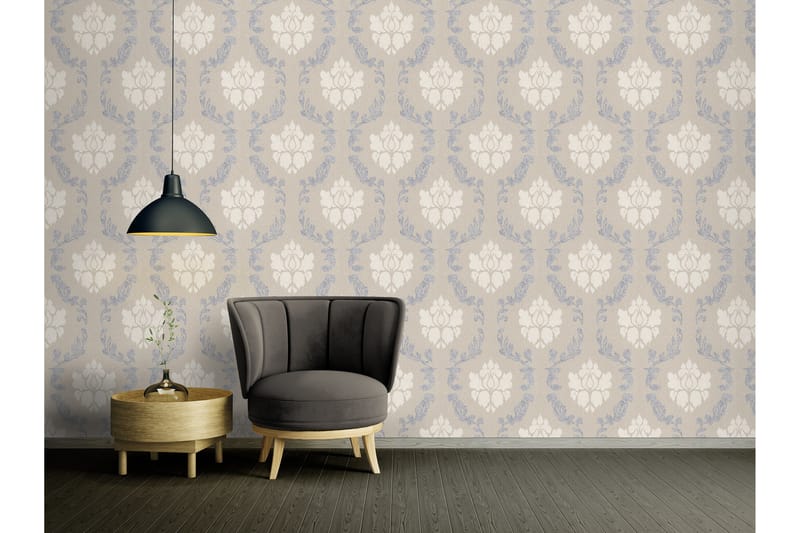 Barock Tapet New Elegance Uvevd Beige - AS Creation - Innredning - Veggdekorasjon - Tapeter - Mønstret tapet