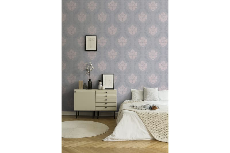 Barock Tapet New Elegance Uvevd Rosa - AS Creation - Innredning - Veggdekorasjon - Tapeter - Mønstret tapet