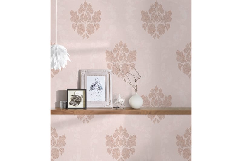 Barock Tapet New Elegance Uvevd Rosa - AS Creation - Innredning - Veggdekorasjon - Tapeter - Mønstret tapet