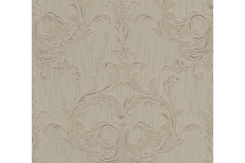 Barock Tapet Tessuto 2 Uvevd Brun Beige - AS Creation - Innredning - Veggdekorasjon - Tapeter - Mønstret tapet