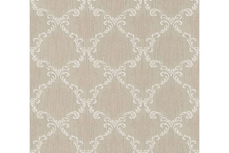 Barock Tapet Tessuto Uvevd Beige - AS Creation - Innredning - Veggdekorasjon - Tapeter - Mønstret tapet