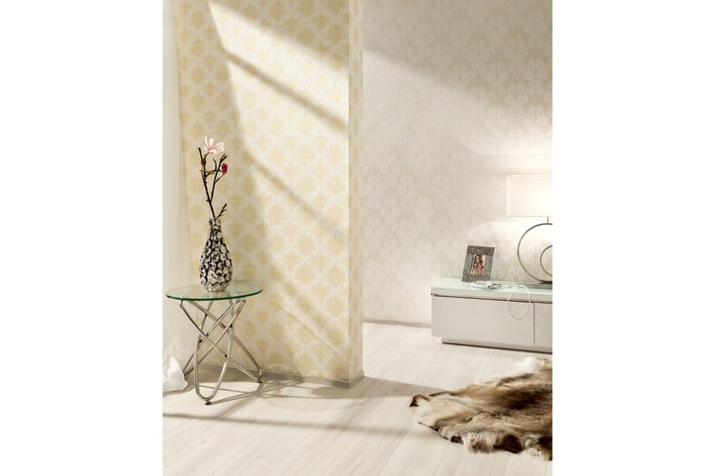 Barock Tapet Tessuto Uvevd Cream Beige - AS Creation - Innredning - Veggdekorasjon - Tapeter - Mønstret tapet