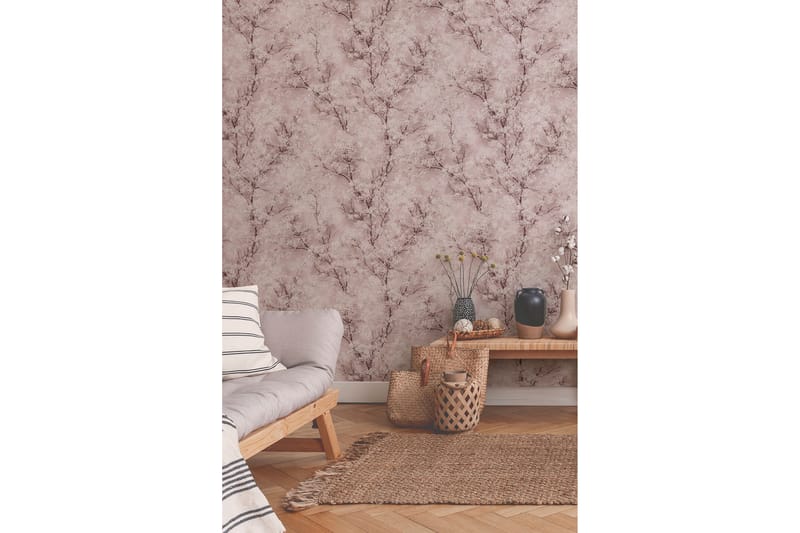 Blomstrete Tapet New Walls Cosy & Relax Uvevd - AS Creation - Innredning - Veggdekorasjon - Tapeter - Mønstret tapet