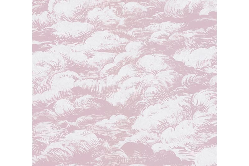 Cloud Tapet Jungle Chic Uvevd Rosa Hvit - AS Creation - Innredning - Veggdekorasjon - Tapeter - Mønstret tapet