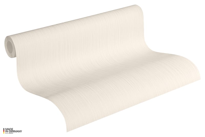 Glatt Tapet Attractive Uvevd Beige Cream - AS Creation - Innredning - Veggdekorasjon - Tapeter - Mønstret tapet