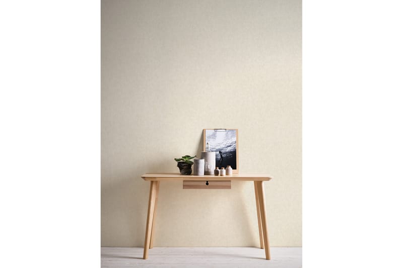 Glatt Tapet Geo Nordic Uvevd Beige - AS Creation - Innredning - Veggdekorasjon - Tapeter - Mønstret tapet