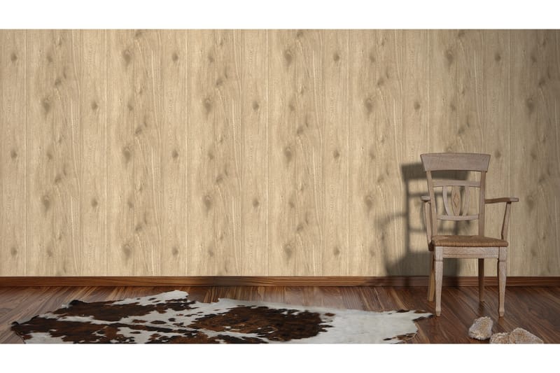 Wood effect Tapet Authentic Walls Uvevd - AS Creation - Innredning - Veggdekorasjon - Tapeter - Mønstret tapet