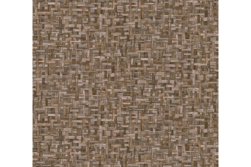 Wood effect Tapet Jungle Chic Uvevd Brun - AS Creation - Innredning - Veggdekorasjon - Tapeter - Mønstret tapet