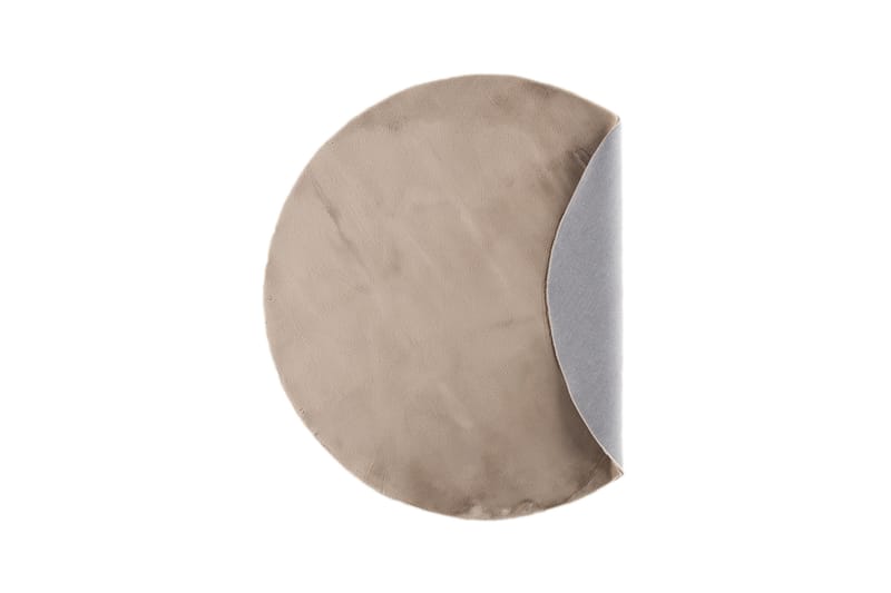 Leni Plastmatte 200 cm Rund - Beige - Plasttepper - Kjøkkenmatte - Hall matte