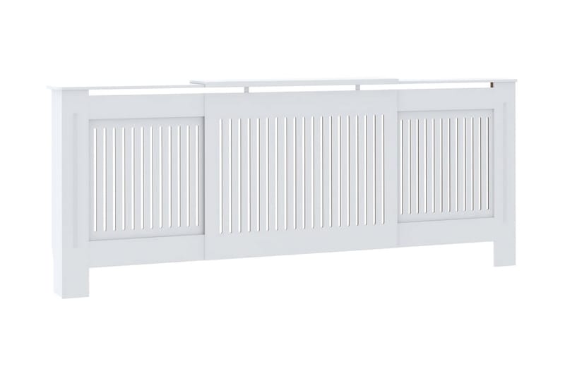 MDF Radiatordeksel 205 cm hvit - Hvit - Hus & oppussing - Klimakontroll - Oppvarming - Varmeelement & radiator - Radiatorskjuler