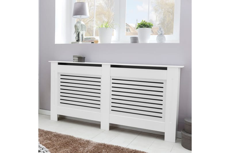 Moening Radiator Benk 78x19 cm - Hvit - Hus & oppussing - Klimakontroll - Oppvarming - Varmeelement & radiator - Radiatorskjuler