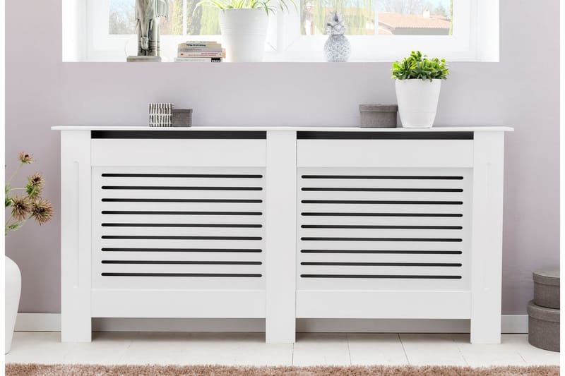 Moening Radiator Benk 78x19 cm - Hvit - Hus & oppussing - Klimakontroll - Oppvarming - Varmeelement & radiator - Radiatorskjuler