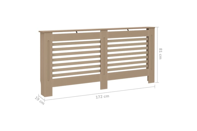 Radiatordeksel 172x19x81 cm MDF - Hus & oppussing - Klimakontroll - Oppvarming - Varmeelement & radiator - Radiatorskjuler