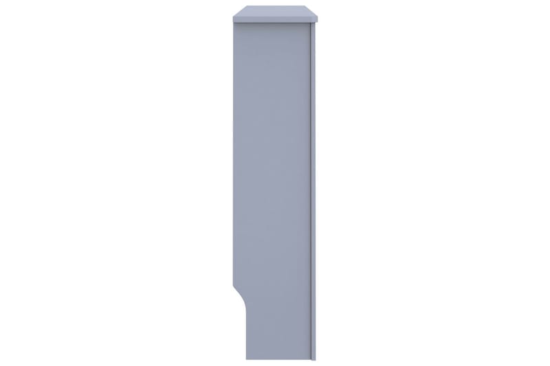 Radiatordeksel antrasitt 112x19x81 cm MDF - Radiatorskjuler