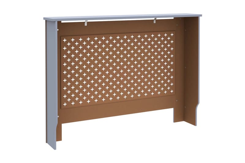 Radiatordeksel antrasitt 112x19x81 cm MDF - Radiatorskjuler