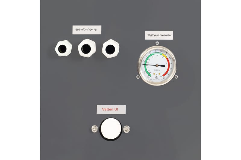 Luft-vann varmepumpe 16kW Svart - Lyfco - Hus & oppussing - Klimakontroll - Oppvarming - Varmepumper - Luft-til-vann-varmepumpe