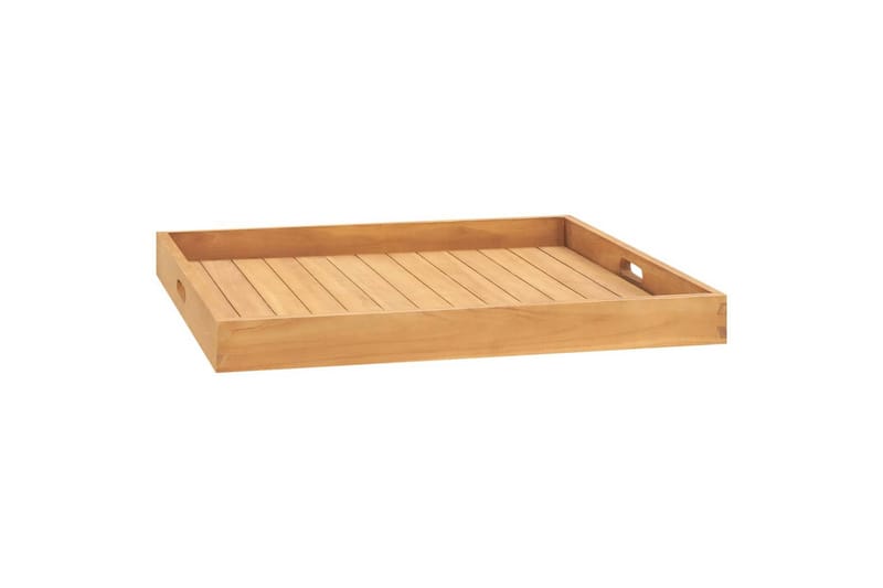 Serveringsbrett 70x70 cm heltre teak - Brun - Serveringsbrett - Serveringsutstyr - Brikker & tallerkener