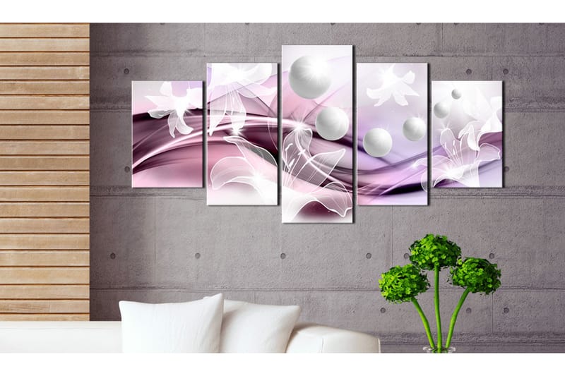 Bilde A Fantasy Of Lilies 100x50 - Artgeist sp. z o. o. - Innredning - Bilder & kunst - Lerretsbilder