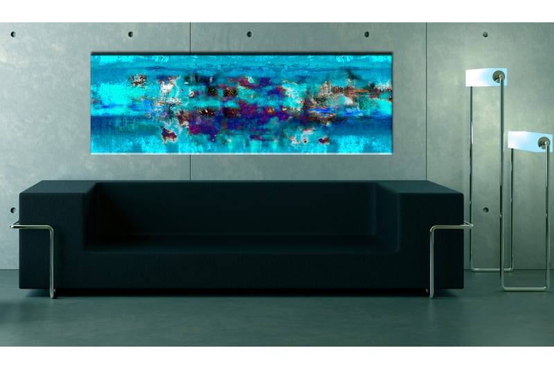 Bilde Abstract Ocean 135x45 - Artgeist sp. z o. o. - Innredning - Bilder & kunst - Lerretsbilder