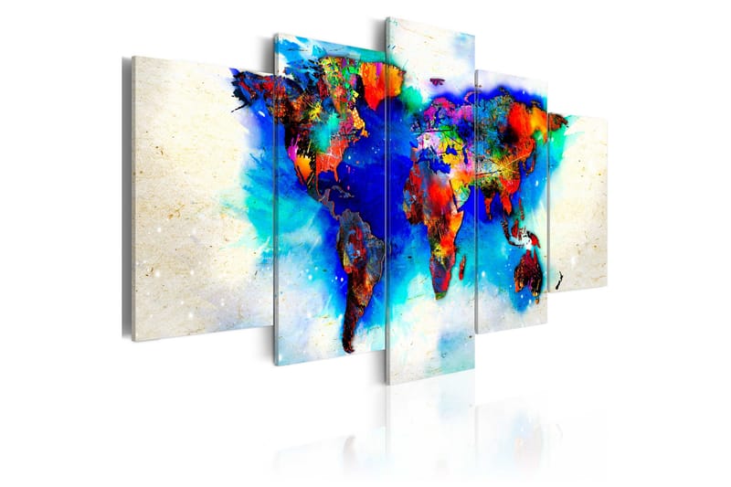 Bilde All Colors Of The World 100x50 - Artgeist sp. z o. o. - Innredning - Bilder & kunst - Lerretsbilder