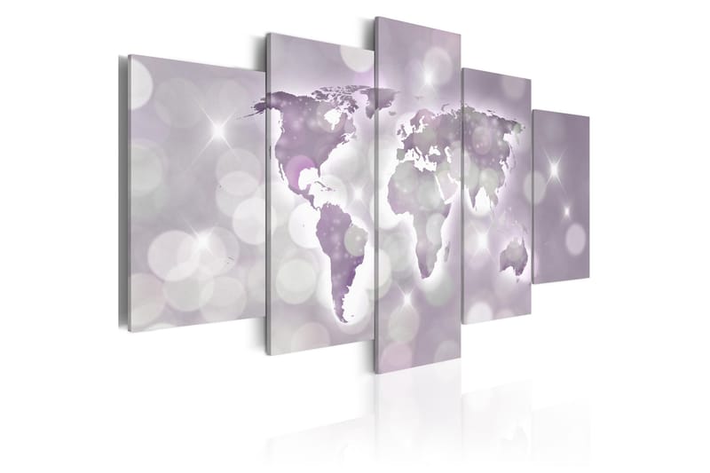 Bilde Amethyst World 100x50 - Artgeist sp. z o. o. - Innredning - Bilder & kunst - Lerretsbilder