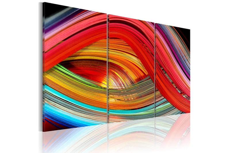 Bilde An Abstract Rainbow 120x80 - Artgeist sp. z o. o. - Innredning - Bilder & kunst - Lerretsbilder