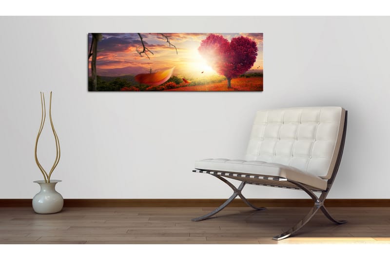 Bilde Autumnal Heart 120x40 - Artgeist sp. z o. o. - Innredning - Bilder & kunst - Lerretsbilder