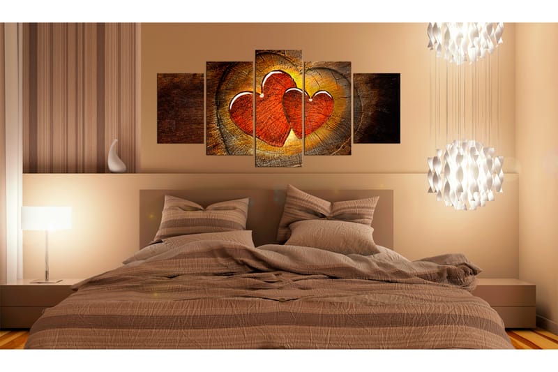 Bilde Beating Of Your Heart 100x50 - Artgeist sp. z o. o. - Innredning - Bilder & kunst - Lerretsbilder