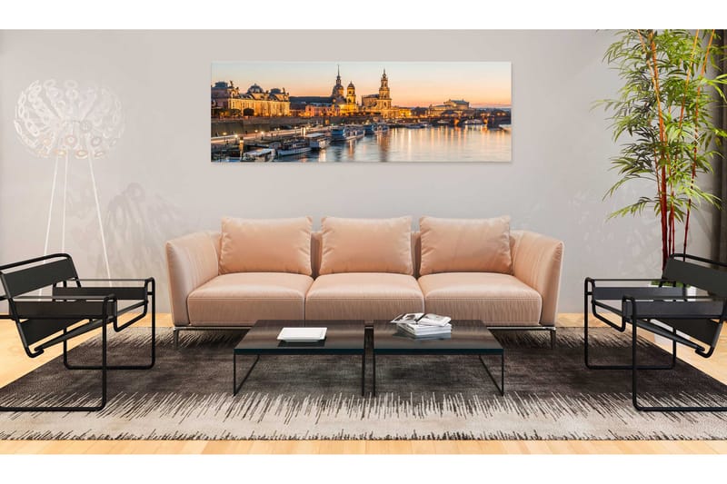 Bilde Beautiful Dresden 120x40 - Artgeist sp. z o. o. - Innredning - Bilder & kunst - Lerretsbilder