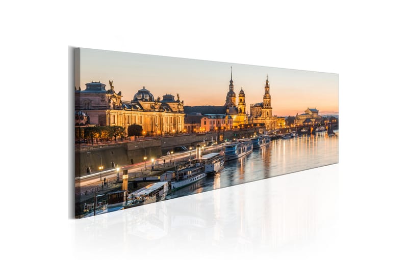 Bilde Beautiful Dresden 135x45 - Artgeist sp. z o. o. - Innredning - Bilder & kunst - Lerretsbilder