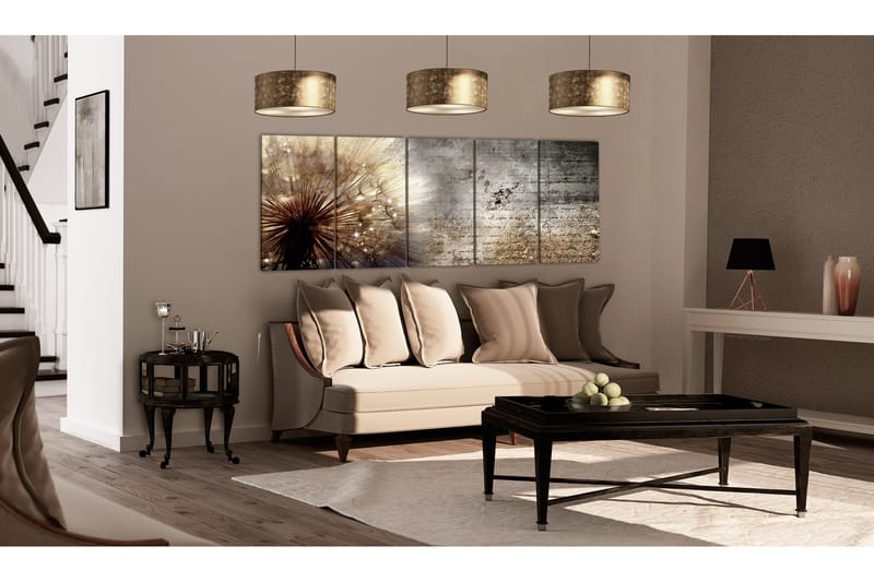 Bilde Beige Dandelion 225x90 - Artgeist sp. z o. o. - Innredning - Bilder & kunst - Lerretsbilder