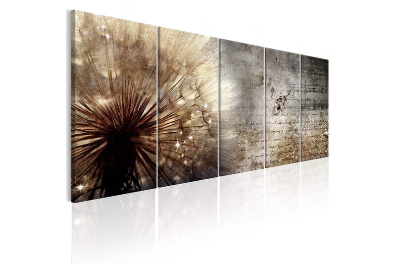 Bilde Beige Dandelion 225x90 - Artgeist sp. z o. o. - Innredning - Bilder & kunst - Lerretsbilder