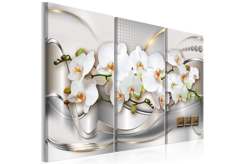 Bilde Blooming Orchids 120x80 - Artgeist sp. z o. o. - Innredning - Bilder & kunst - Lerretsbilder