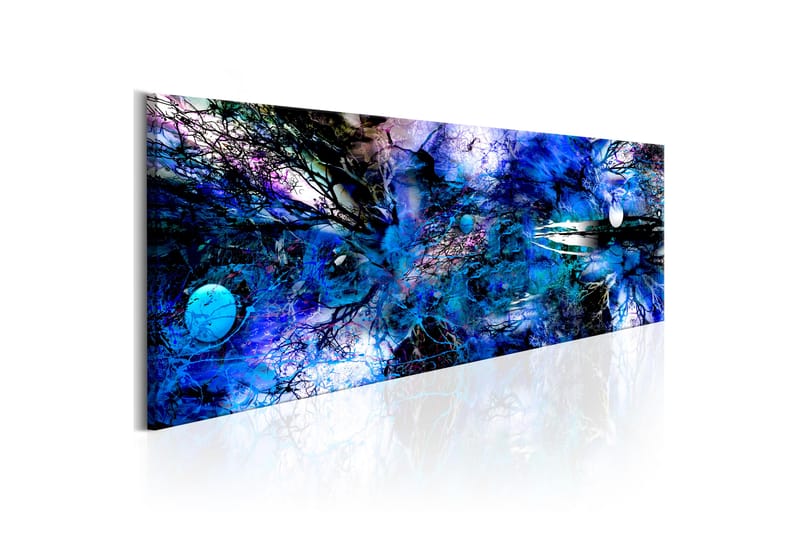 Bilde Blue Artistic Chaos 135x45 - Artgeist sp. z o. o. - Innredning - Bilder & kunst - Lerretsbilder