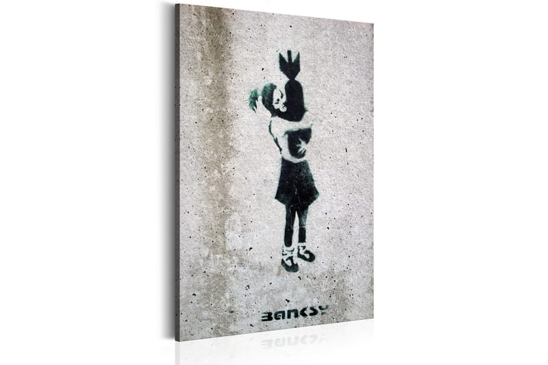 Bilde Bomb Hugger By Banksy 40x60 - Artgeist sp. z o. o. - Innredning - Bilder & kunst - Lerretsbilder