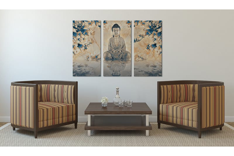 Bilde Buddhistiske Ritualer 60x40 - Artgeist sp. z o. o. - Innredning - Bilder & kunst - Lerretsbilder