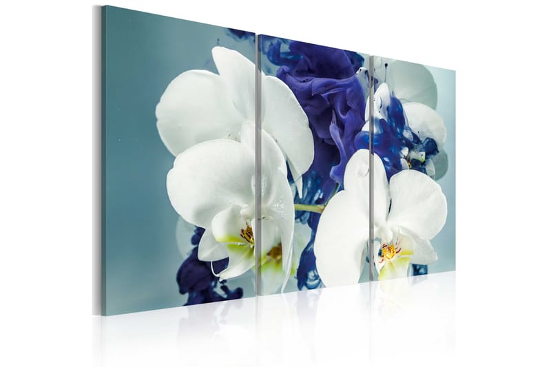 Bilde Chimeric Orchids 90x60 - Artgeist sp. z o. o. - Innredning - Bilder & kunst - Lerretsbilder