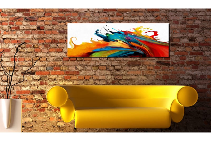 Bilde Colorful Storm 120x40 - Artgeist sp. z o. o. - Innredning - Bilder & kunst - Lerretsbilder