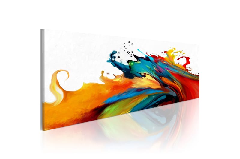 Bilde Colorful Storm 120x40 - Artgeist sp. z o. o. - Innredning - Bilder & kunst - Lerretsbilder