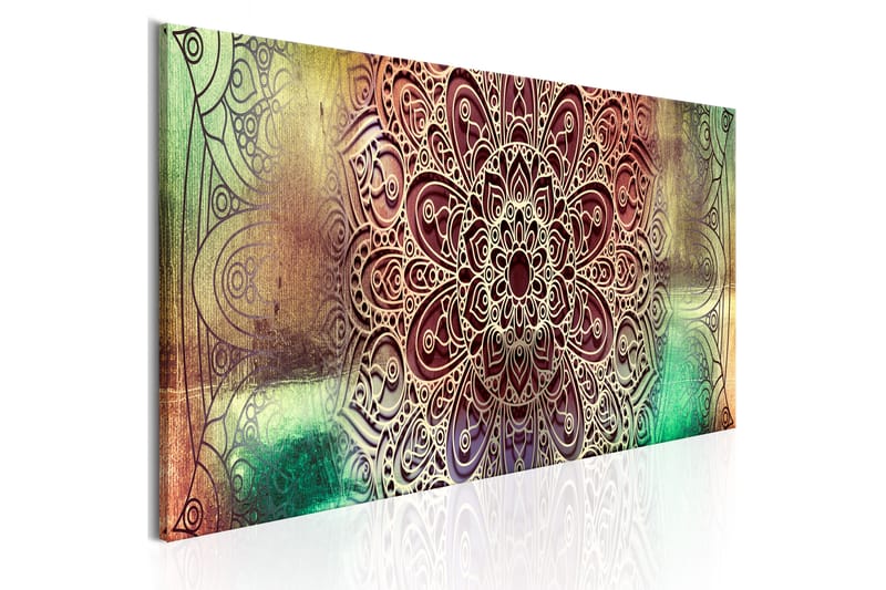 Bilde Colourful Mandala 135x45 - Artgeist sp. z o. o. - Innredning - Bilder & kunst - Lerretsbilder