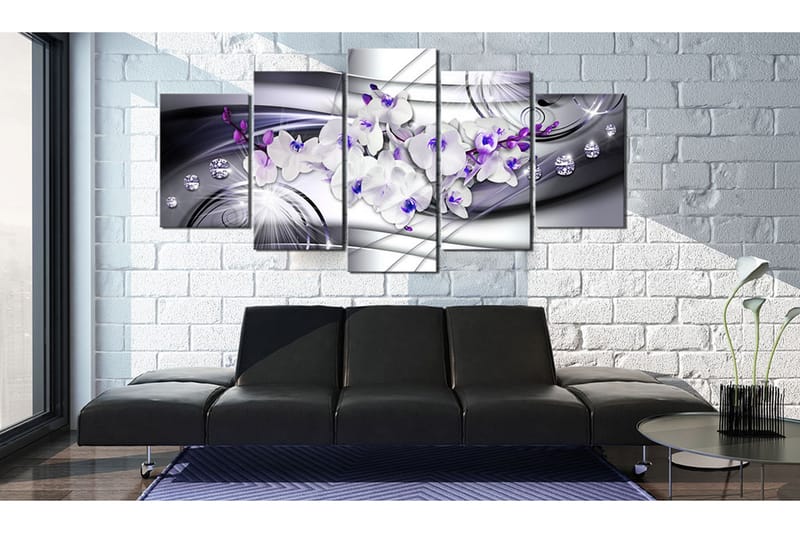 Bilde Coolness Of Orchid 100x50 - Artgeist sp. z o. o. - Innredning - Bilder & kunst - Lerretsbilder