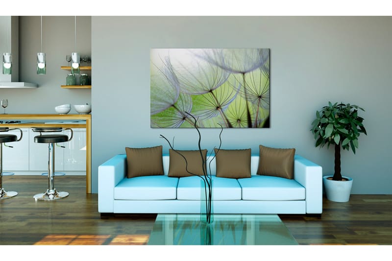 Bilde Dandelion In The Wind 60x40 - Artgeist sp. z o. o. - Innredning - Bilder & kunst - Lerretsbilder