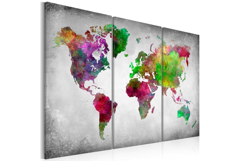 Bilde Diversity Of World 90x60 - Artgeist sp. z o. o. - Innredning - Bilder & kunst - Lerretsbilder