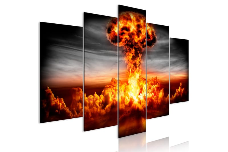 Bilde Explosion 5 Parts Wide 100x50 - Artgeist sp. z o. o. - Innredning - Bilder & kunst - Lerretsbilder