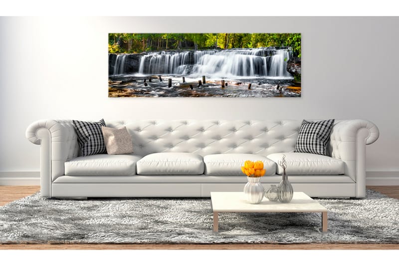 Bilde Fairytale Waterfall 120x40 - Artgeist sp. z o. o. - Innredning - Bilder & kunst - Lerretsbilder