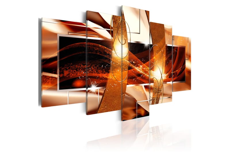 Bilde Fire Of Life 200x100 - Artgeist sp. z o. o. - Innredning - Bilder & kunst - Lerretsbilder