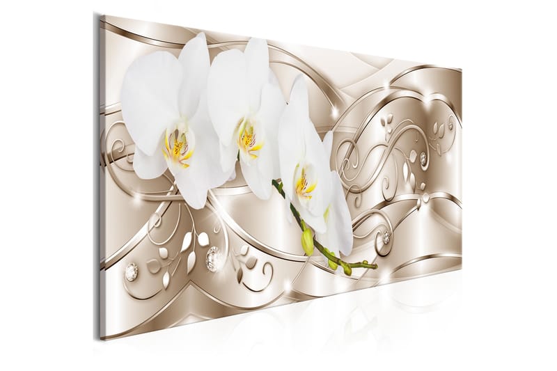 Bilde Flowering 1 Part Narrow Beige 135x45 - Artgeist sp. z o. o. - Innredning - Bilder & kunst - Lerretsbilder