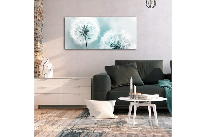 Bilde Fluffy Dandelions 100x45 - Artgeist sp. z o. o. - Innredning - Bilder & kunst - Lerretsbilder